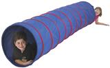 Institutional 6'' Tunnel - blue w/red - Pacific Play Tents